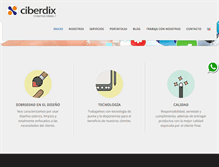 Tablet Screenshot of ciberdix.com